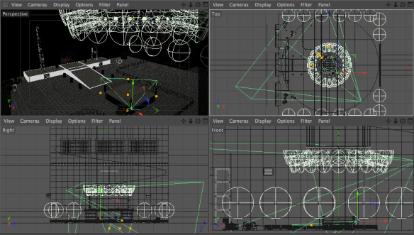 Environment wireframe